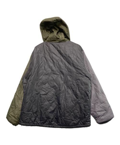 WILD THINGS（ワイルドシングス）WILD THINGS (ワイルドシングス) QUILTED PARKA/キルテッド パーカー ネイビー×カーキ サイズ:Lの古着・服飾アイテム