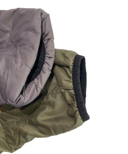 WILD THINGS（ワイルドシングス）WILD THINGS (ワイルドシングス) QUILTED PARKA/キルテッド パーカー ネイビー×カーキ サイズ:Lの古着・服飾アイテム