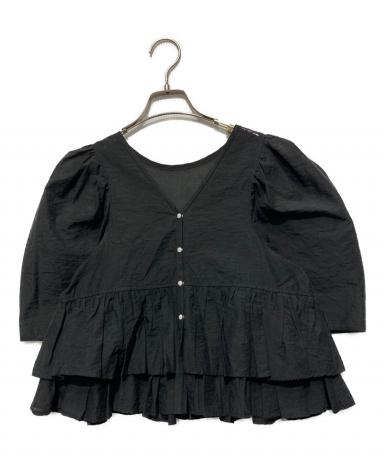 ADAM ET ROPÉ /アダムエロペ　コットンギャザーフリル2WAYブラウス 中古・古着通販】Adam et Rope (アダム エ ロペ) コットンギャザー