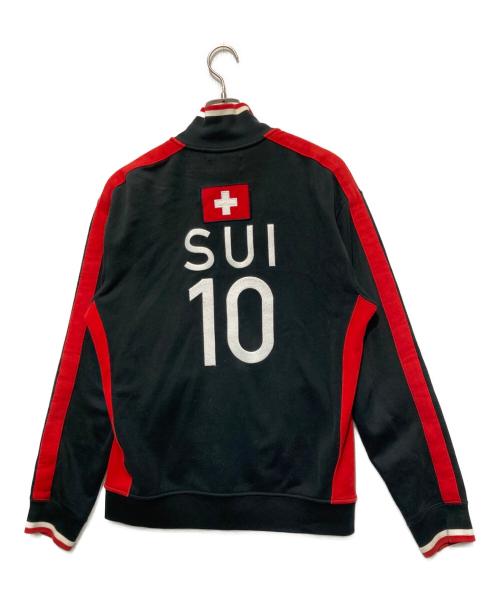 POLO RALPH LAUREN（ポロ・ラルフローレン）POLO RALPH LAUREN (ポロ・ラルフローレン) ビックポニートラックジャケット ブラック×レッド サイズ:Mの古着・服飾アイテム