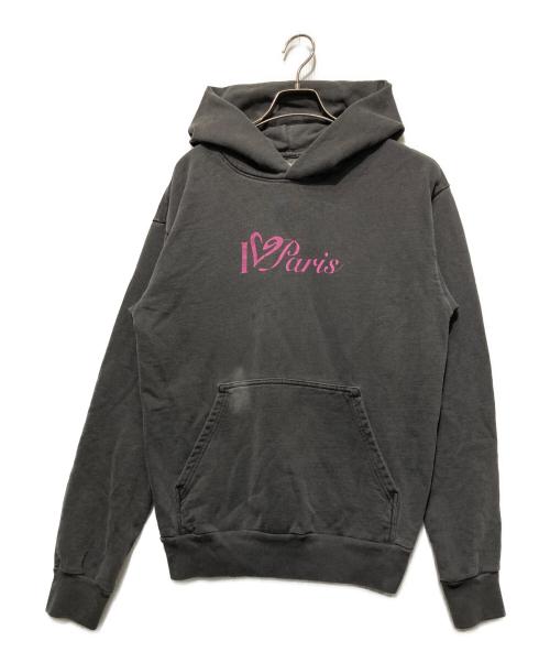 BASKET CASE（バスケットケース）BASKET CASE (バスケットケース) PARIS hoodie ブラック サイズ:Sの古着・服飾アイテム