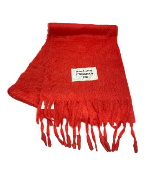 Acne studios（アクネ ストゥディオズ）ACNE STUDIOS (アクネ ストゥディオズ) 21AW アルパカスカーフ レッドの古着・服飾アイテム