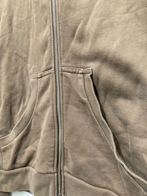 entire studios（エンタイアスタジオ）ENTIRE STUDIOS (エンタイアスタジオ) ジップパーカー ブラウン サイズ:Mの古着・服飾アイテム