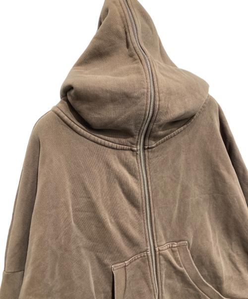entire studios（エンタイアスタジオ）ENTIRE STUDIOS (エンタイアスタジオ) ジップパーカー ブラウン サイズ:Mの古着・服飾アイテム