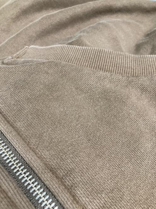 entire studios（エンタイアスタジオ）ENTIRE STUDIOS (エンタイアスタジオ) ジップパーカー ブラウン サイズ:Mの古着・服飾アイテム