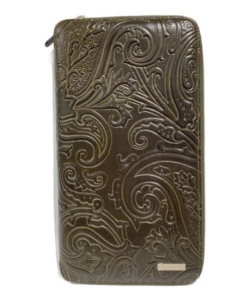 ETRO（エトロ）ETRO (エトロ) マルゴットオーガナイザークラッチバッグ カーキの古着・服飾アイテム
