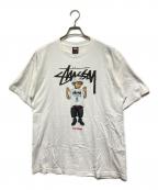 stussy×APPLEBUMステューシー×アップルバム）の古着「プリントTシャツ」｜ホワイト