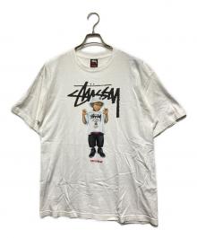 stussy×APPLEBUM（ステューシー×アップルバム）の古着「プリントTシャツ」｜ホワイト