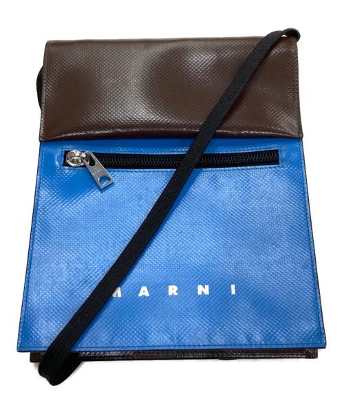 MARNI（マルニ）MARNI (マルニ) TRIBECA POUCH SHOULDER BAG/トライベッカ ポーチ ショルダー バッグ スカイブルーの古着・服飾アイテム