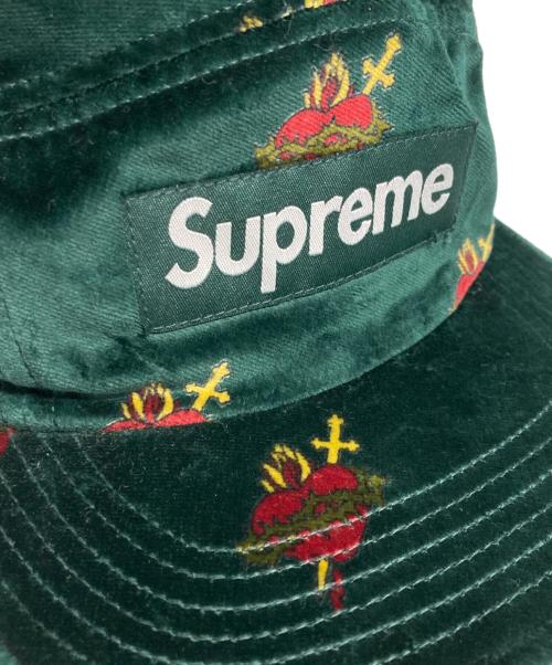 SUPREME（シュプリーム）SUPREME (シュプリーム) Sacred Hearts Camp Cap グリーンの古着・服飾アイテム