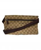 GUCCIグッチ）の古着「ウエストポーチ」｜ベージュ