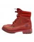 Timberland (ティンバーランド) 6インチ プレミアム ブーツ レッド サイズ:26.5cm：8000円