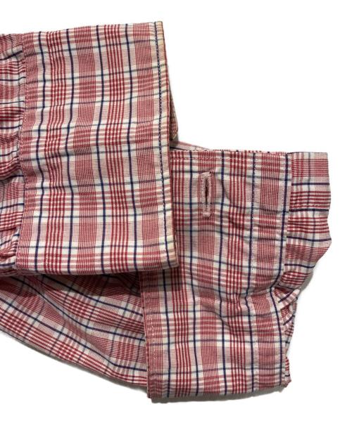 COMME des GARCONS HOMME（コムデギャルソン オム）COMME des GARCONS HOMME (コムデギャルソン オム) 切替チェックアセテートシャツ ピンク サイズ:Sの古着・服飾アイテム