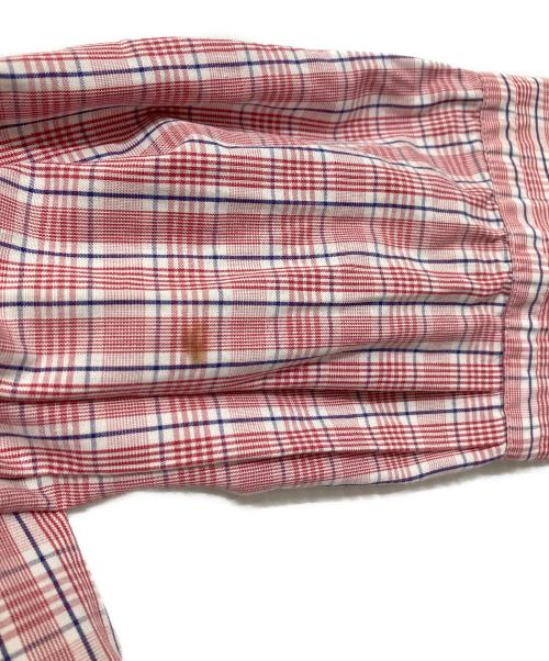 COMME des GARCONS HOMME（コムデギャルソン オム）COMME des GARCONS HOMME (コムデギャルソン オム) 切替チェックアセテートシャツ ピンク サイズ:Sの古着・服飾アイテム
