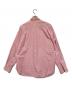 COMME des GARCONS HOMME (コムデギャルソン オム) 切替チェックアセテートシャツ ピンク サイズ:S：5000円