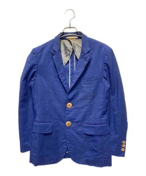 COMME des GARCONS HOMME PLUS（コムデギャルソンオムプリュス）COMME des GARCONS HOMME PLUS (コムデギャルソンオムプリュス) テーラードジャケット ネイビー サイズ:Sの古着・服飾アイテム