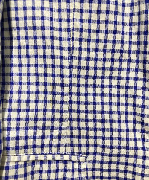 COMME des GARCONS HOMME（コムデギャルソン オム）COMME des GARCONS HOMME (コムデギャルソン オム) チェックテーラードジャケット ブルー×ホワイト サイズ:Sの古着・服飾アイテム