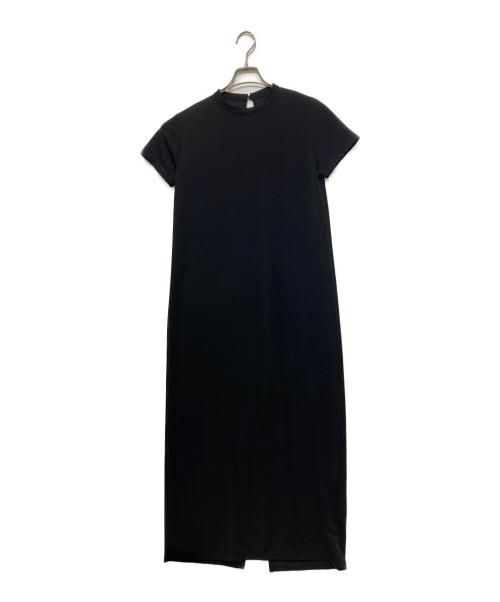 Whim Gazette（ウィムガゼット）Whim Gazette (ウィムガゼット) 半袖カットワンピース ブラック サイズ:Freeの古着・服飾アイテム