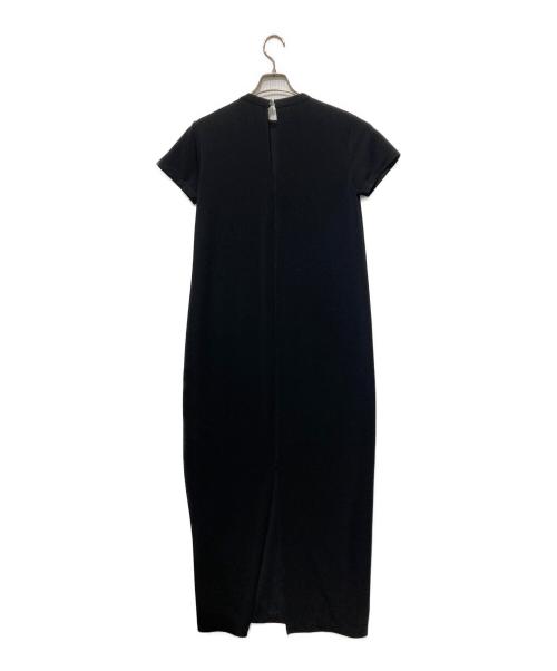 Whim Gazette（ウィムガゼット）Whim Gazette (ウィムガゼット) 半袖カットワンピース ブラック サイズ:Freeの古着・服飾アイテム