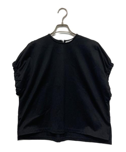 SACRA（サクラ）SACRA (サクラ) LONG STAPLE COTTON TOP ブラック サイズ:38の古着・服飾アイテム