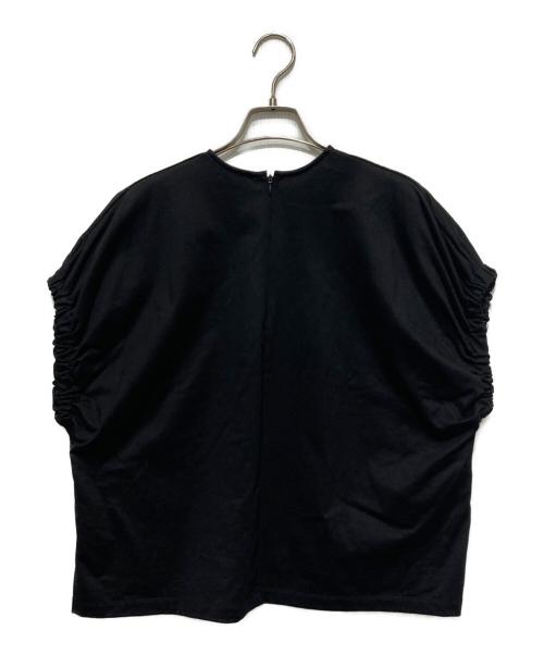SACRA（サクラ）SACRA (サクラ) LONG STAPLE COTTON TOP ブラック サイズ:38の古着・服飾アイテム