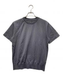 BATONER（バトナ―）の古着「コットンブラウジング半袖Tシャツ」｜グレー