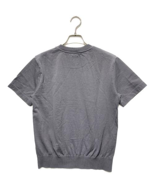 BATONER（バトナ―）BATONER (バトナ―) コットンブラウジング半袖Tシャツ グレー サイズ:1の古着・服飾アイテム