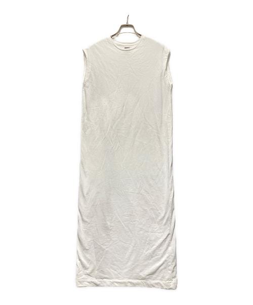 BATONER（バトナ―）BATONER (バトナ―) 36URAKE FRENCH SLEEVE ONEPIECE ホワイト サイズ:1の古着・服飾アイテム
