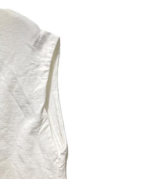 BATONER（バトナ―）BATONER (バトナ―) 36URAKE FRENCH SLEEVE ONEPIECE ホワイト サイズ:1の古着・服飾アイテム