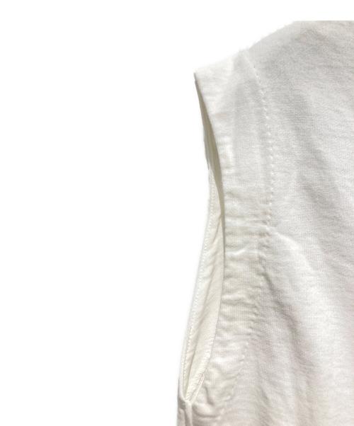 BATONER（バトナ―）BATONER (バトナ―) 36URAKE FRENCH SLEEVE ONEPIECE ホワイト サイズ:1の古着・服飾アイテム