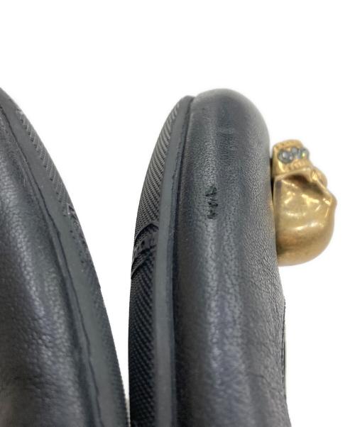 ALEXANDER McQUEEN（アレキサンダーマックイーン）ALEXANDER McQUEEN (アレキサンダーマックイーン) スカルバレエシューズ/パンプス ブラック サイズ:37の古着・服飾アイテム