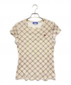 BURBERRYバーバリー）の古着「ノバチェックTシャツ」｜ベージュ