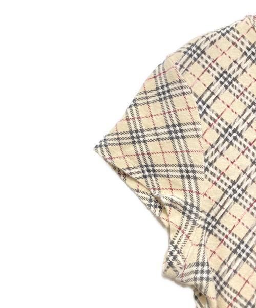 BURBERRY（バーバリー）BURBERRY (バーバリー) ノバチェックTシャツ ベージュ サイズ:38の古着・服飾アイテム