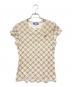 BURBERRY（バーバリー）の古着「ノバチェックTシャツ」｜ベージュ