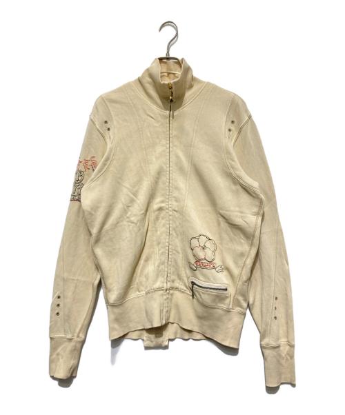 DIESEL（ディーゼル）DIESEL (ディーゼル) ジップジャケット/Y2K ベージュ サイズ:Sの古着・服飾アイテム