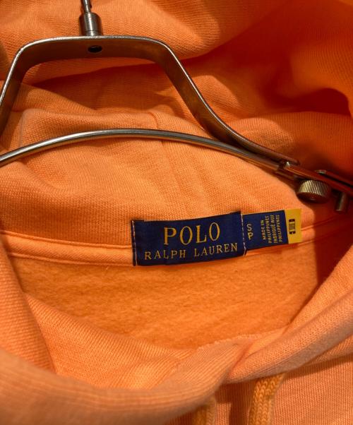 POLO RALPH LAUREN（ポロ・ラルフローレン）POLO RALPH LAUREN (ポロ・ラルフローレン) プリントパーカー オレンジ サイズ:Sの古着・服飾アイテム