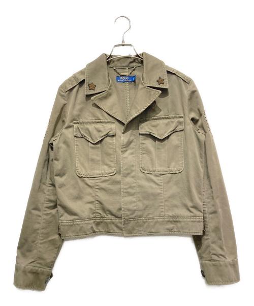 POLO RALPH LAUREN（ポロ・ラルフローレン）POLO RALPH LAUREN (ポロ・ラルフローレン) ミリタリージャケット オリーブ サイズ:Sの古着・服飾アイテム