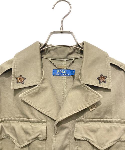 POLO RALPH LAUREN（ポロ・ラルフローレン）POLO RALPH LAUREN (ポロ・ラルフローレン) ミリタリージャケット オリーブ サイズ:Sの古着・服飾アイテム