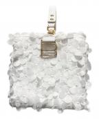 Bibiy.ビビィ）の古着「B.FLORET BOX BAG」｜ホワイト