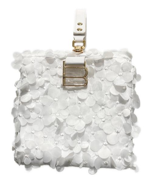 Bibiy.（ビビィ）Bibiy. (ビビィ) B.FLORET BOX BAG ホワイトの古着・服飾アイテム