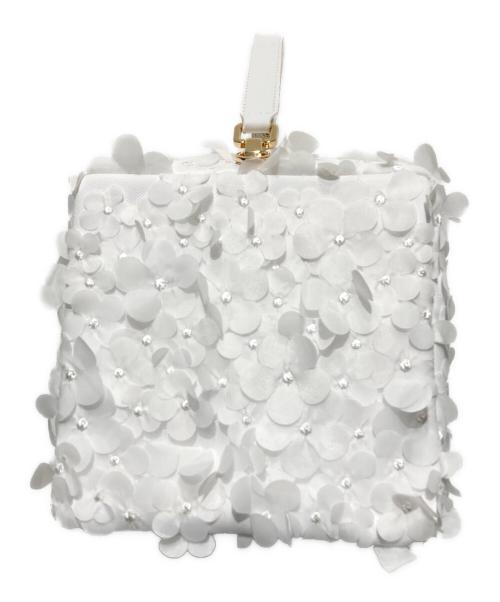 Bibiy.（ビビィ）Bibiy. (ビビィ) B.FLORET BOX BAG ホワイトの古着・服飾アイテム