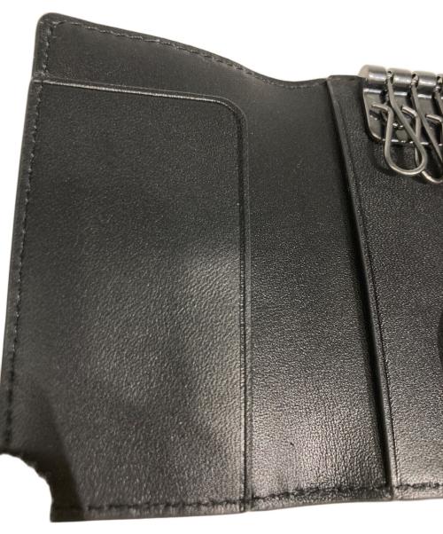 COACH（コーチ）COACH (コーチ) ファイブ リング キー ケース・シグネチャー レザー ブラックの古着・服飾アイテム