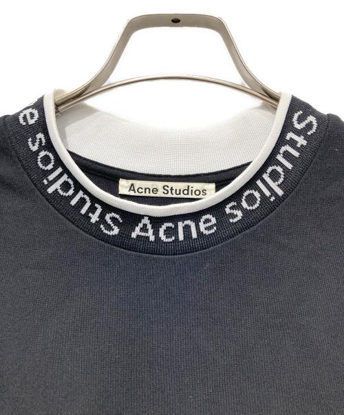 Acne studios（アクネ ストゥディオズ）Acne studios (アクネ ストゥディオズ) EXTORR LOGO T-SHIRT ブラック サイズ:Mの古着・服飾アイテム