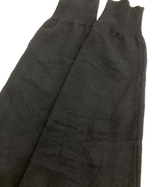 MM6 Maison Margiela（エムエムシックスメゾンマルジェラ）MM6 Maison Margiela (エムエムシックスメゾンマルジェラ) レイヤード風ドッキングニット ブラック サイズ:Mの古着・服飾アイテム