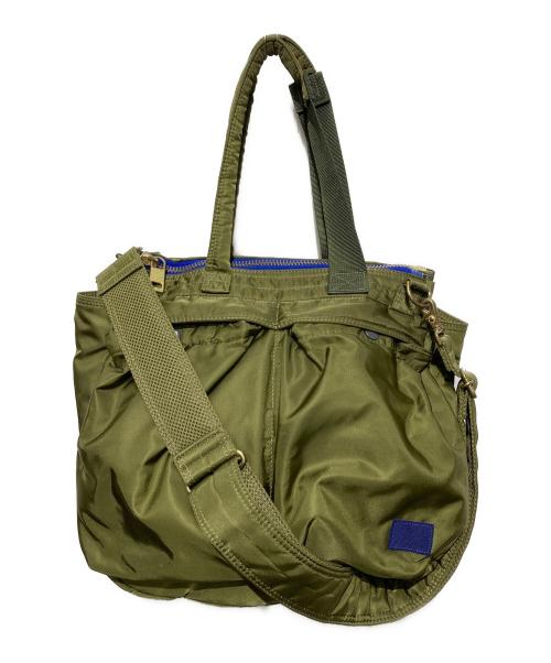 PORTER（ポーター）PORTER (ポーター) sacai (サカイ) タンカー ヘルメットバッグ グリーンの古着・服飾アイテム