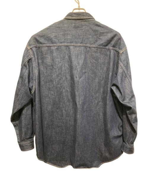Graphpaper（グラフペーパー）Graphpaper (グラフペーパー) Denime Regular Collar Shirt インディゴ サイズ:1の古着・服飾アイテム