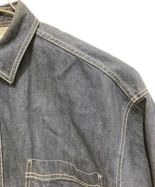 Graphpaper（グラフペーパー）Graphpaper (グラフペーパー) Denime Regular Collar Shirt インディゴ サイズ:1の古着・服飾アイテム