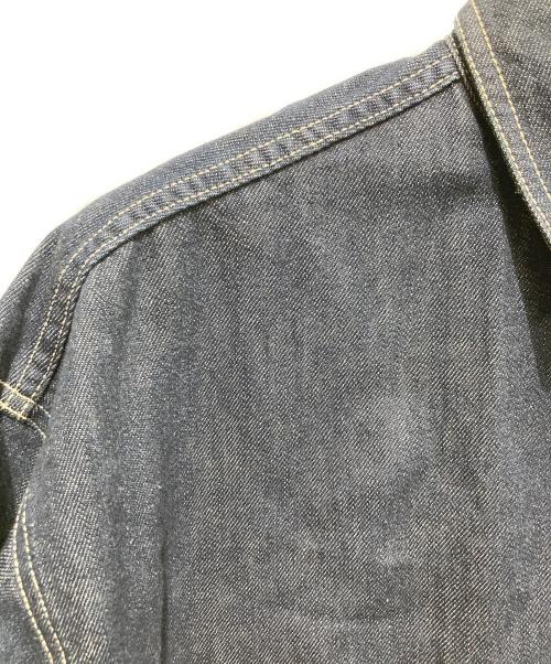 Graphpaper（グラフペーパー）Graphpaper (グラフペーパー) Denime Regular Collar Shirt インディゴ サイズ:1の古着・服飾アイテム