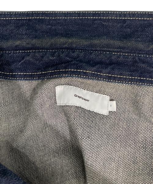 Graphpaper（グラフペーパー）Graphpaper (グラフペーパー) Denime Regular Collar Shirt インディゴ サイズ:1の古着・服飾アイテム