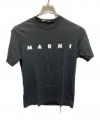 MARNIマルニ）の古着「ロゴ半袖 Tシャツ」｜ブラック